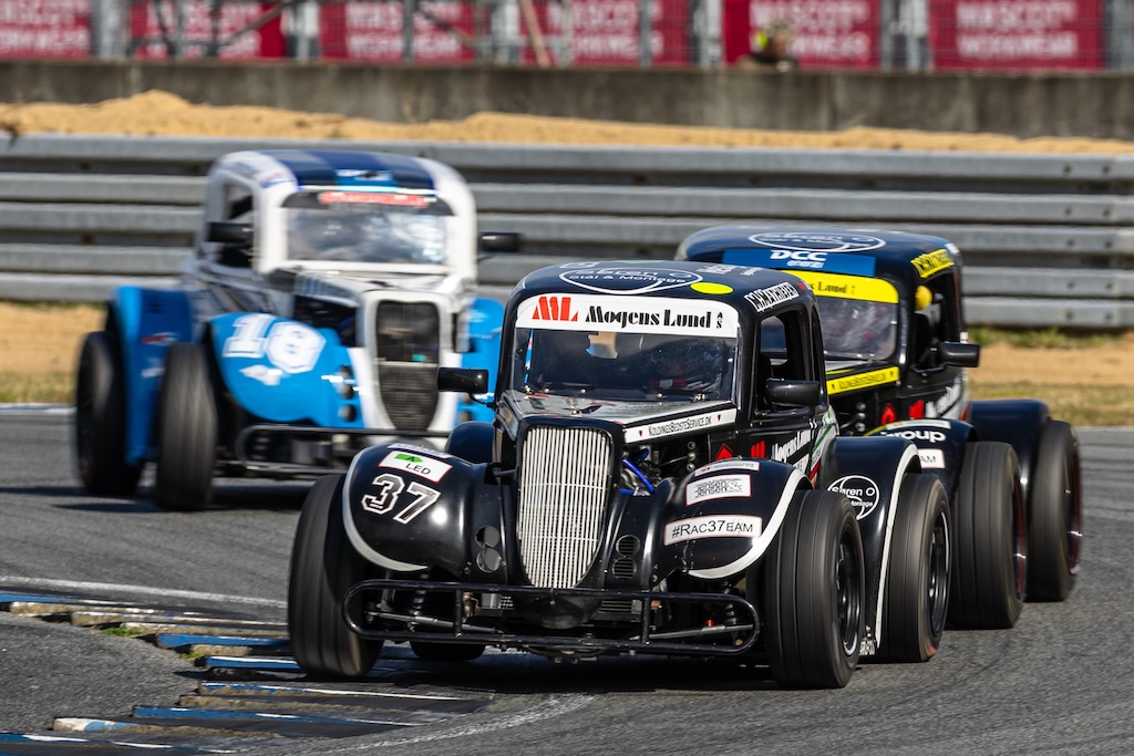 Mike Mathiesen (37) er forsvarende masters-mester i Grand Prix Tours Legend Car Cuppen.
(Foto: Grippo)
